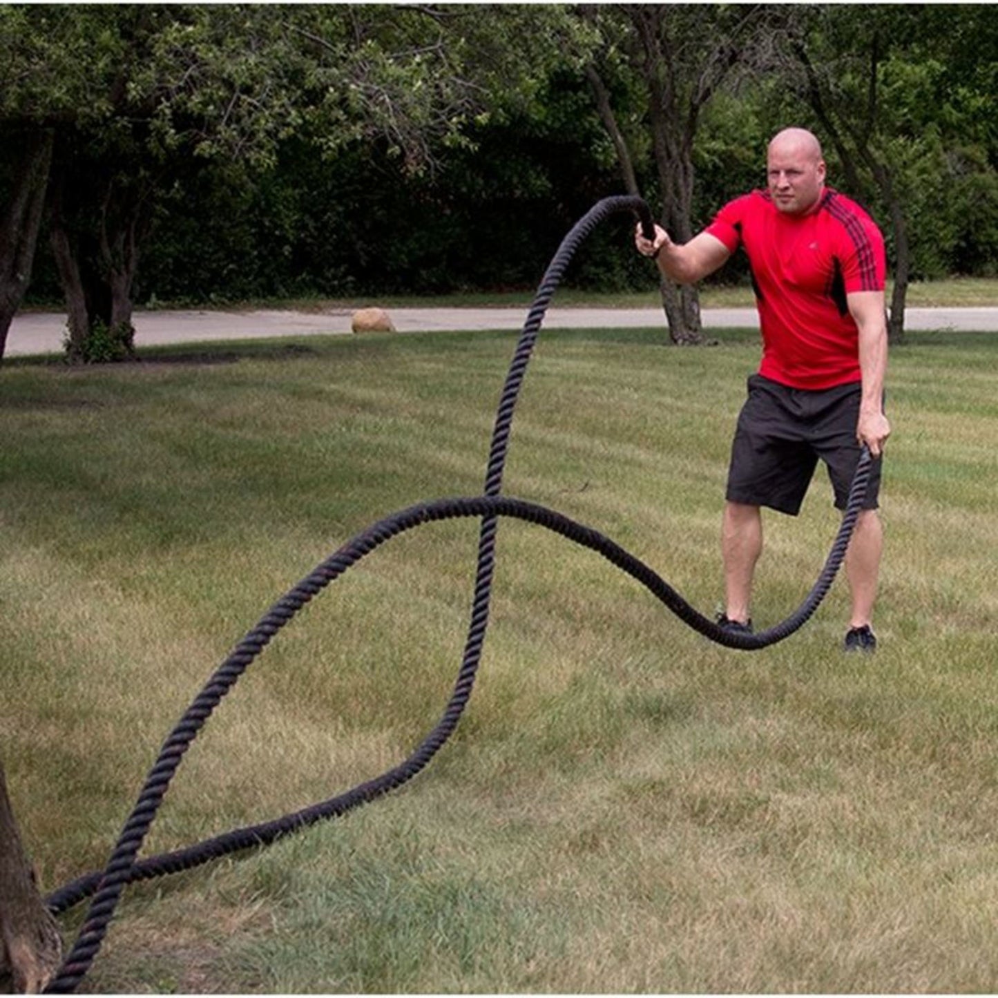 40 FOOT - LONG FITNESS TRAINING ROPE - (1.5" DIAMETER)