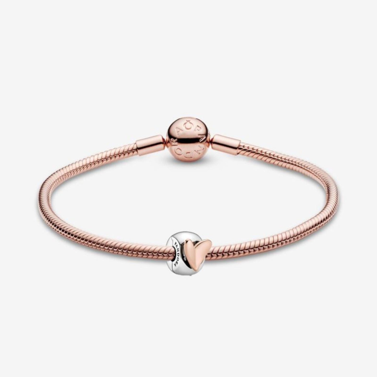 FLOATING HEART BRACELET - (SIZE 7.5)