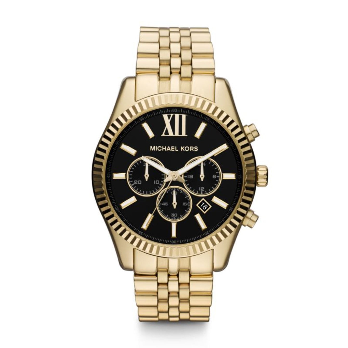 44MM MENS LEXINGTON STAINLESS STEEL CHRONOGRAPH WATCH