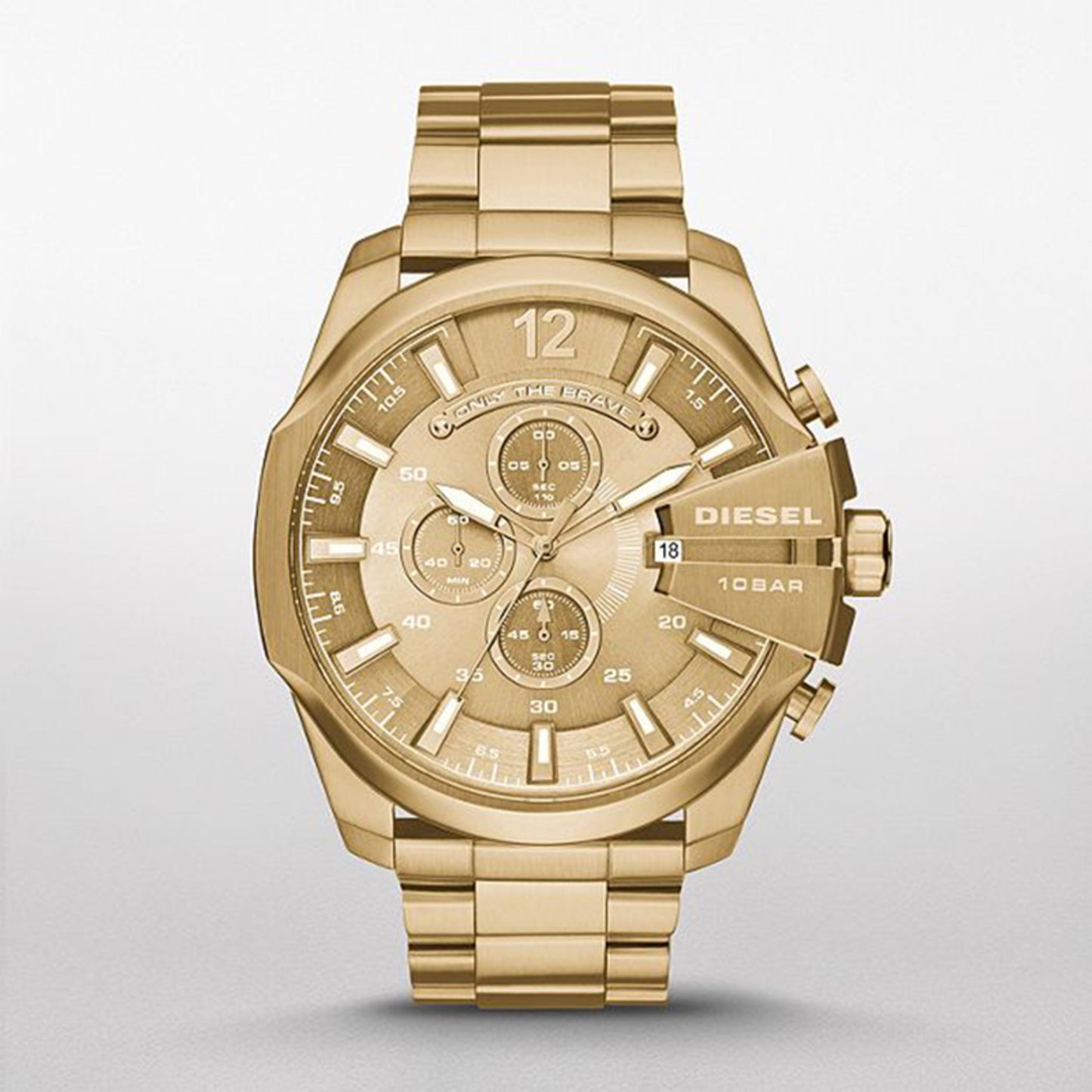 MEGA CHIEF CHRONOGRAPH STAINLESS STEEL WATCH