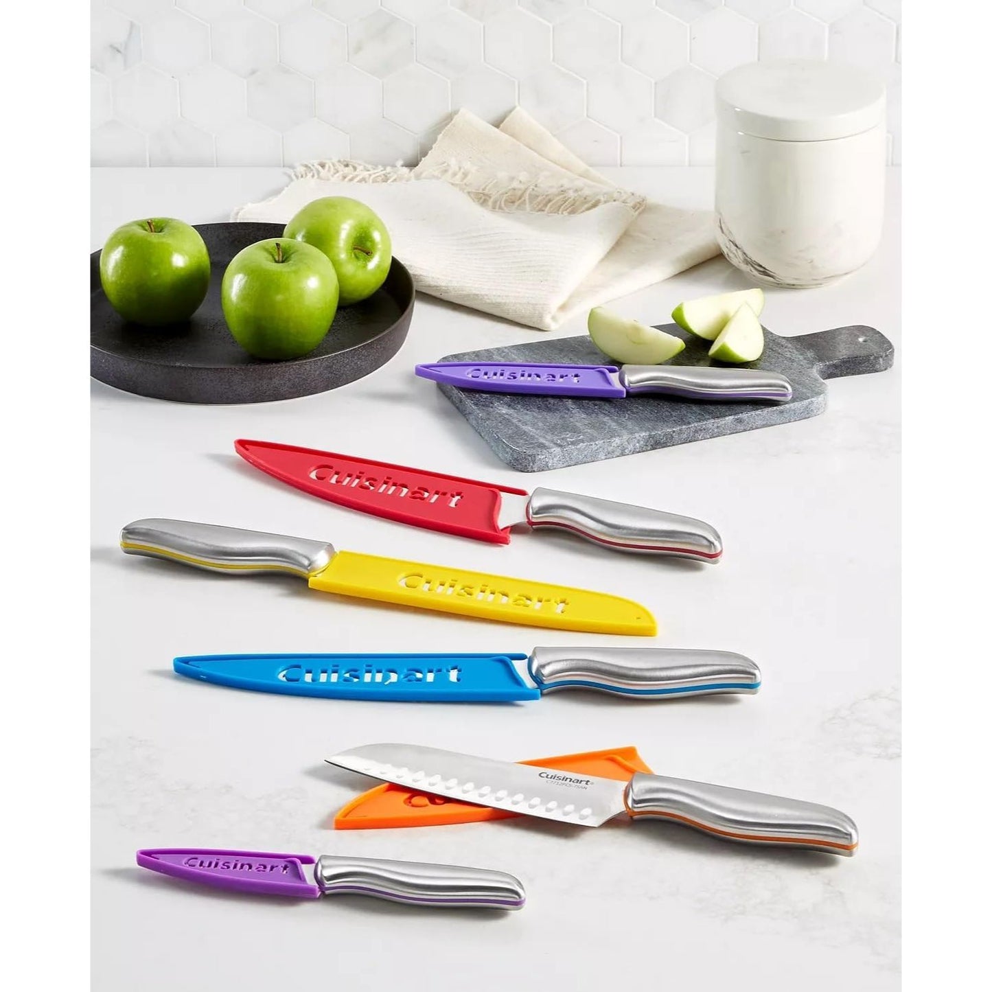 Cuisinart 12 PC Classic Cutlery Color Band Collection
