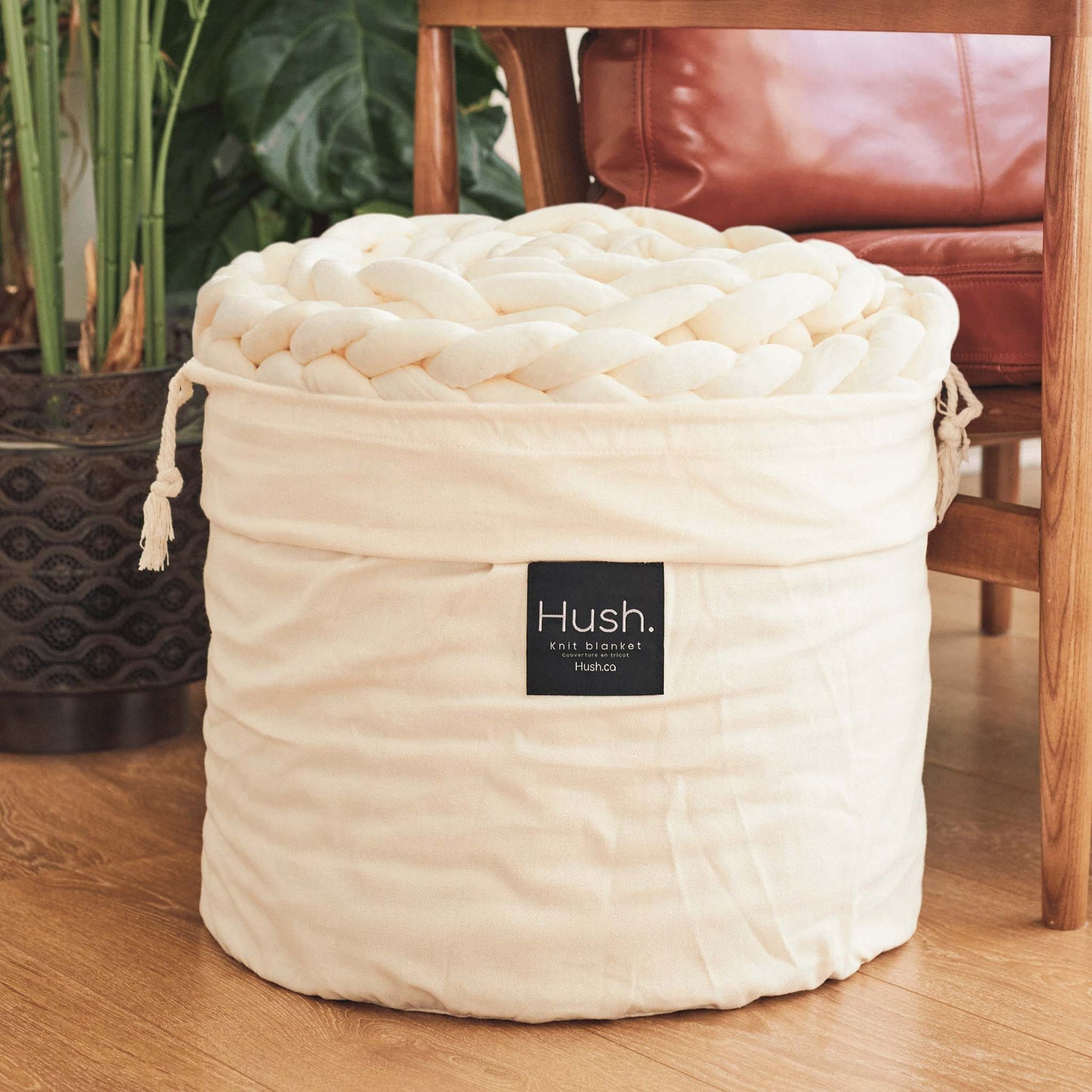 HUSH KNIT WEIGHTED BLANKET