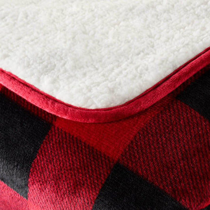 Vellux Printed Flannel with Sherpa Reverse Throw