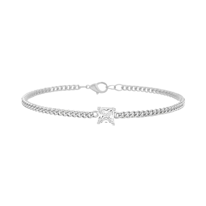 BADGLEY MISCHKA Square 13mm CZ Bracelet