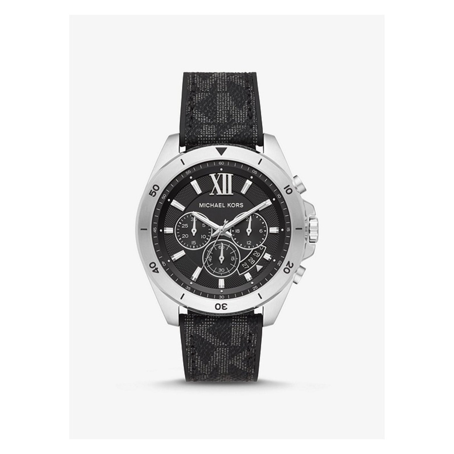 MENS BRECKEN CHRONOGRAPH BLACK PVC WATCH