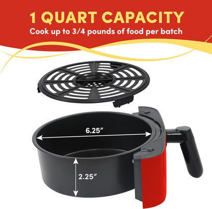 Elite Gourmet 1.1 Quart Air Fryer