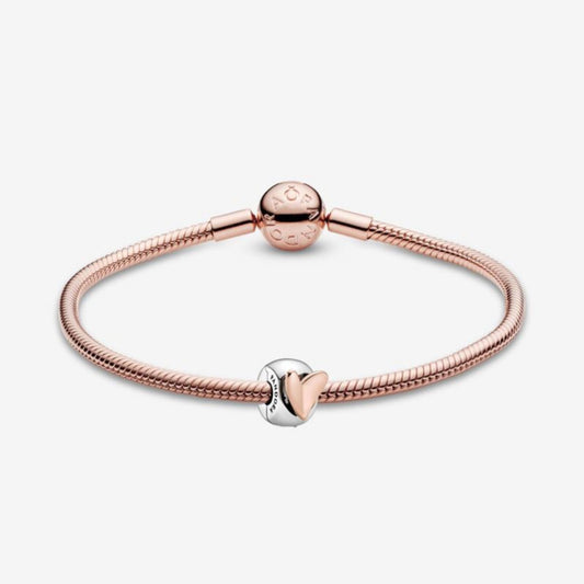 FLOATING HEART BRACELET - (SIZE 7.5)