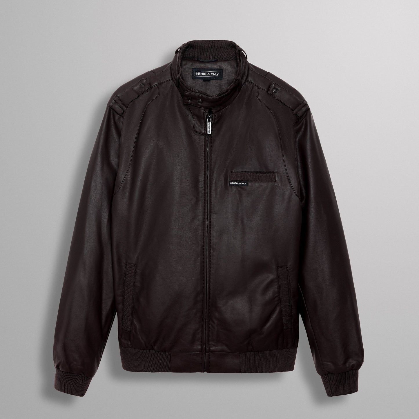 Faux Leather Iconic Racer Jacket