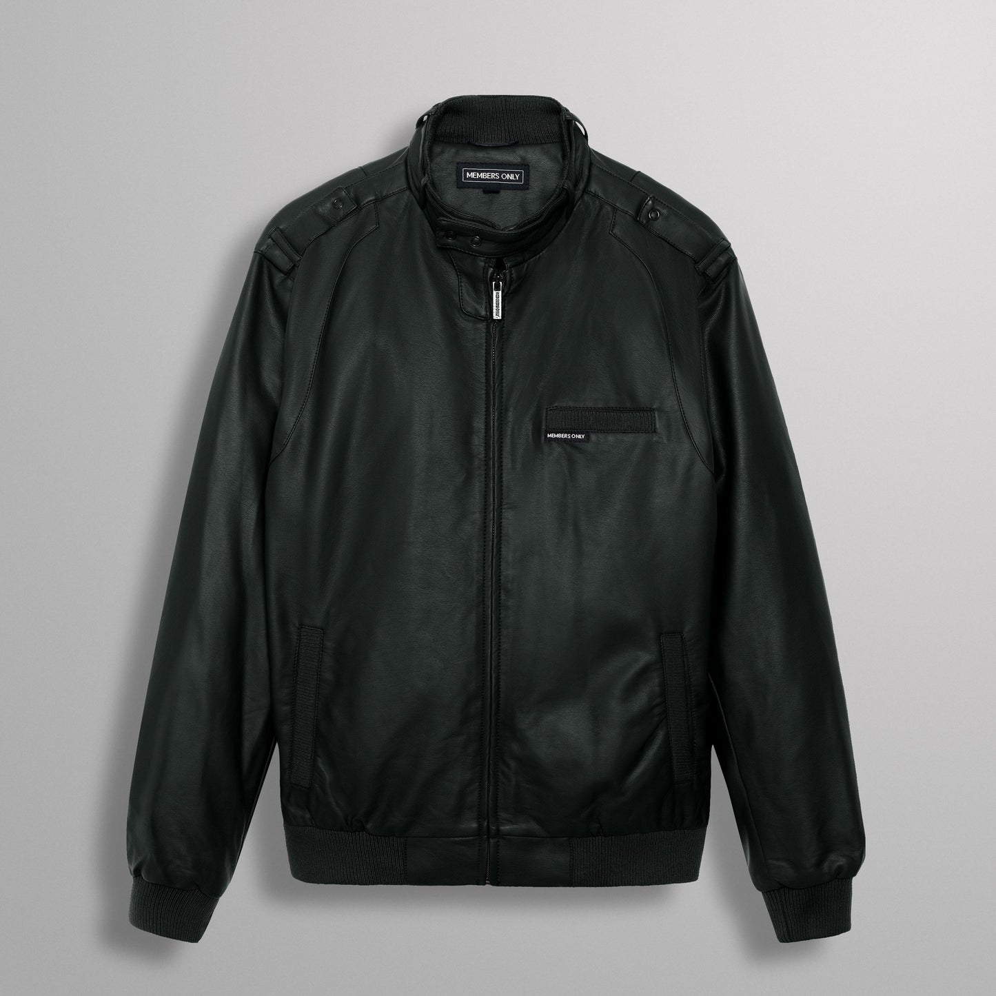 Faux Leather Iconic Racer Jacket
