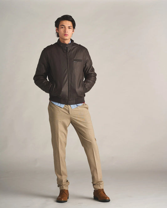 Faux Leather Iconic Racer Jacket