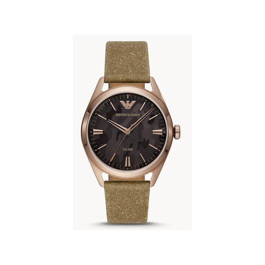 41MM MENS SOLAR-POWERED STRAP WATCH