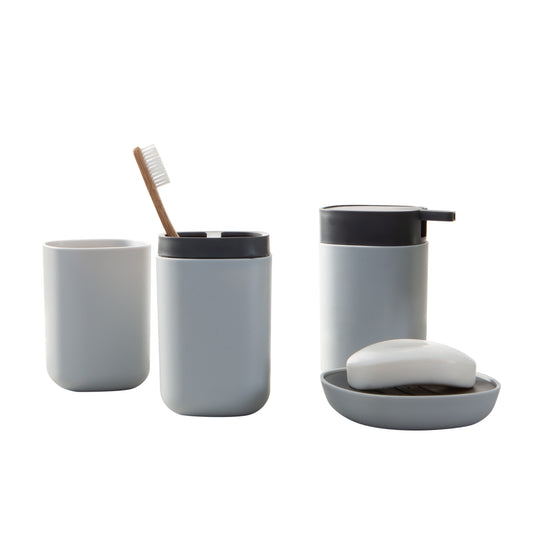 BATH BLISS 4 PIECE BATHROOM SET