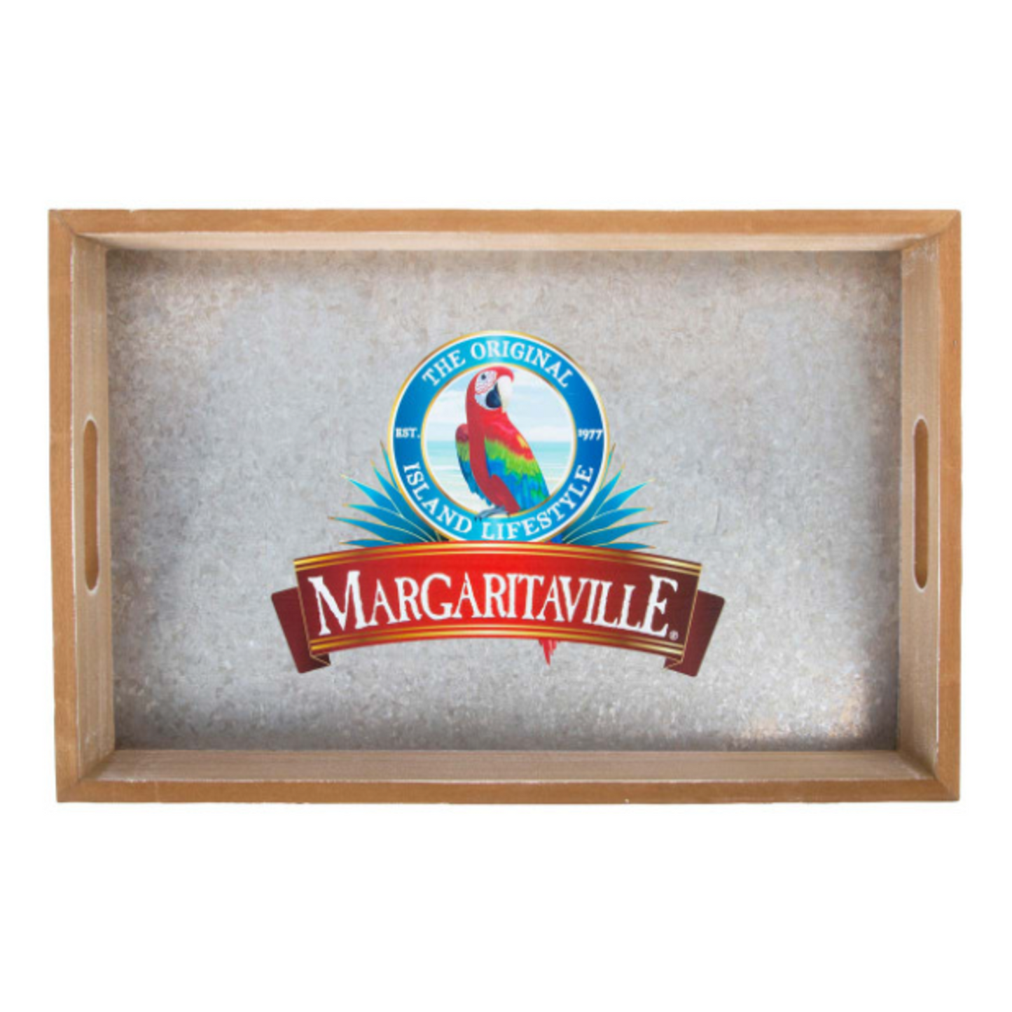 GALVANIZED COLLECTION SERVING TRAY